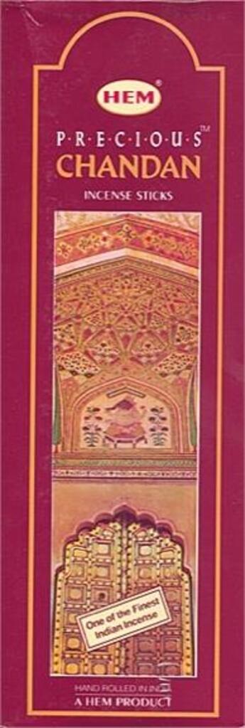 Couverture du livre « Encens precious chandan - 20 grs - hem » de  aux éditions Dg-exodif