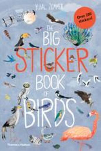 Couverture du livre « The big sticker book of birds » de Yuval Zommer aux éditions Thames & Hudson