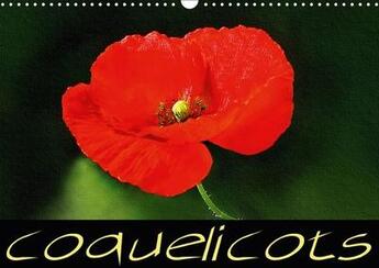 Couverture du livre « Coquelicots calendrier mural 2018 din a3 horizontal - serie de tableaux de fleurs de » de Sudpastel aux éditions Calvendo