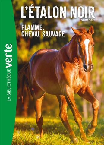 Couverture du livre « L'étalon noir Tome 10 : Flamme cheval sauvage » de Walter Farley et Steven Farley aux éditions Hachette Jeunesse