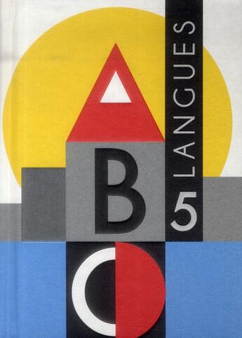 Couverture du livre « ABC 5 langues » de Jean-Marc Fiess aux éditions Albin Michel Jeunesse
