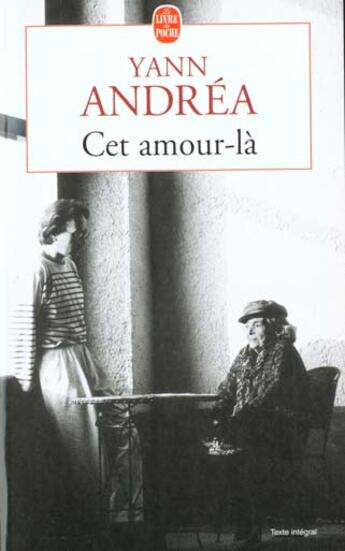 Couverture du livre « Cet amour- la » de Andrea-Y aux éditions Le Livre De Poche