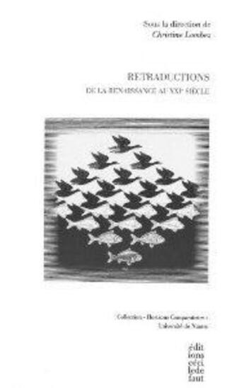 Couverture du livre « Retraductions » de  aux éditions Cecile Defaut