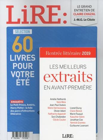 Couverture du livre « Lire le magazine ete 2019 » de  aux éditions L'opportun