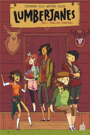 Couverture du livre « Lumberjanes t.1 : l'ange-chat redoutable » de Noelle Stevenson et Grace Ellis et Shannon Watters et Brooke Allen aux éditions Urban Comics