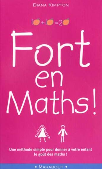 Couverture du livre « Forts En Maths » de Diana Krimpton aux éditions Marabout