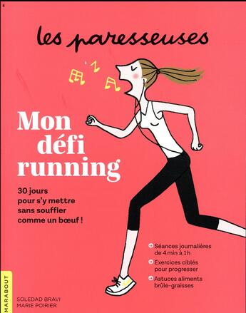 Couverture du livre « Les paresseuses : mon défi running » de Marie Poirier aux éditions Marabout