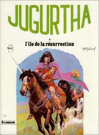 Couverture du livre « Jugurtha t.4 ; l'île de la résurrection » de Jean-Luc Vernal et Hermann Franz aux éditions Lombard