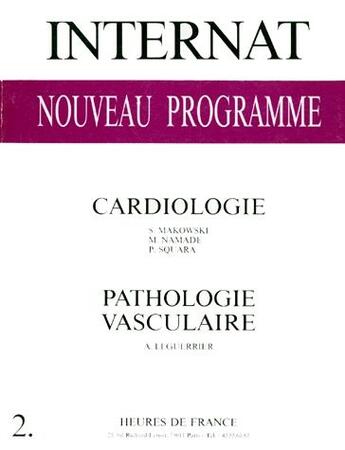 Couverture du livre « Cardio & patho.vasculaire - inp 2 » de Makowski aux éditions Heures De France