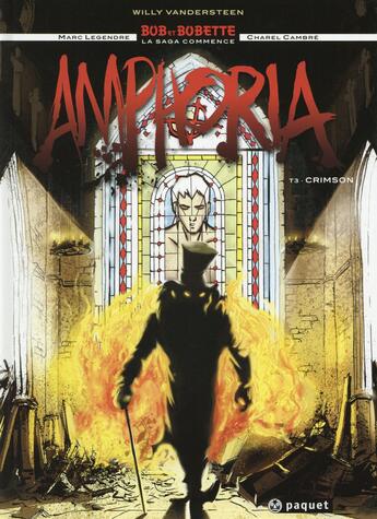 Couverture du livre « Amphoria Tome 3 ; crimson. » de Marc Legendre et Charles Cambre aux éditions Paquet