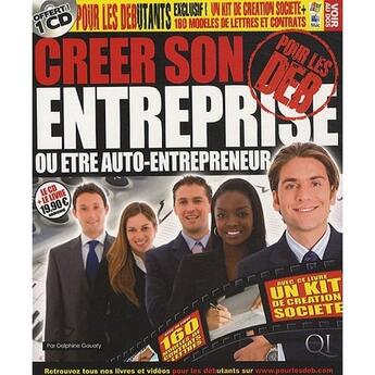 Couverture du livre « Créer son entreprise ou être auto-entrepreneur » de Delphine Gouaty aux éditions Qi Editions