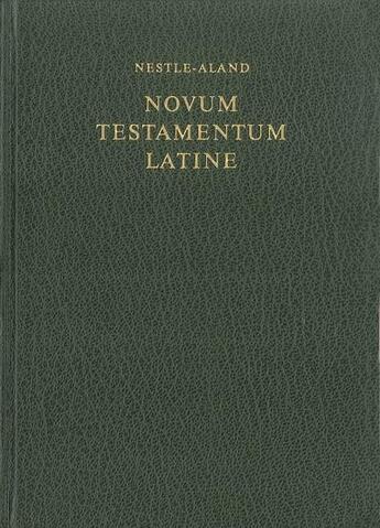 Couverture du livre « Novum testamentum latine » de  aux éditions Bibli'o