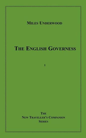 Couverture du livre « The English Governess » de Miles Underwood aux éditions Epagine