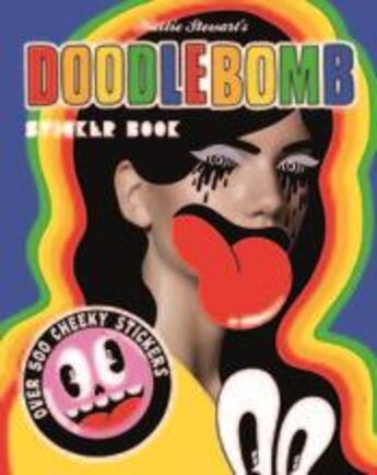 Couverture du livre « Hattie stewart's doodlebomb sticker book » de Stewart Hattie aux éditions Laurence King