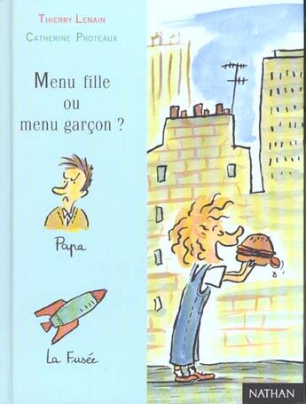 Couverture du livre « Menu Fille, Menu Garcon » de Thierry Lenain aux éditions Nathan