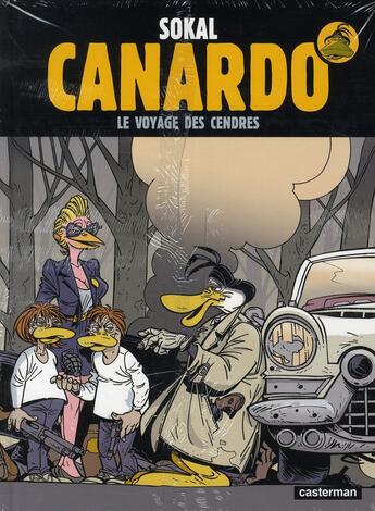 Couverture du livre « Canardo t.19 ; le voyage des cendres » de Benoit Sokal aux éditions Casterman