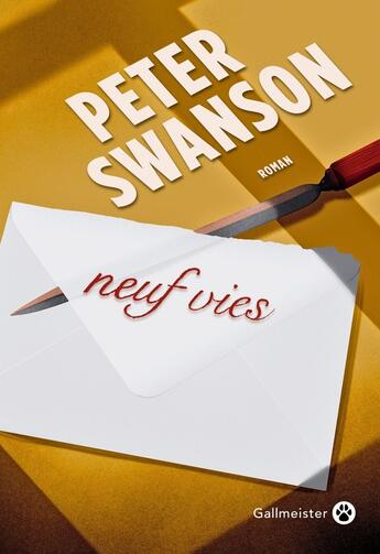 Couverture du livre « Neuf vies » de Peter Swanson aux éditions Gallmeister