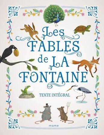 Couverture du livre « Les fables de La Fontaine » de Jean De La Fontaine et Bao Luu aux éditions Mame