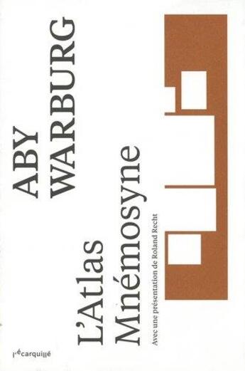 Couverture du livre « L'atlas mnemosyne » de Aby Warburg aux éditions L'ecarquille