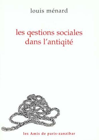 Couverture du livre « Les gestions sociales » de Louis Menard aux éditions Paris Zanzibar