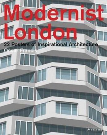 Couverture du livre « Modernist london » de Evans Sarah aux éditions Prestel