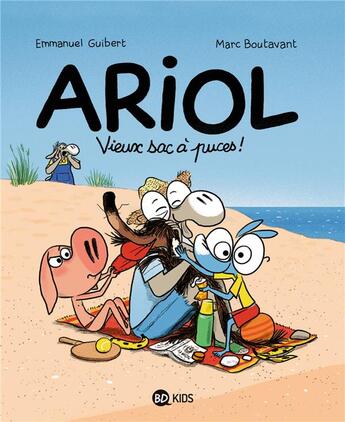 Couverture du livre « Ariol Tome 18 : vieux sac à puces ! » de Emmanuel Guibert et Marc Boutavant aux éditions Bd Kids