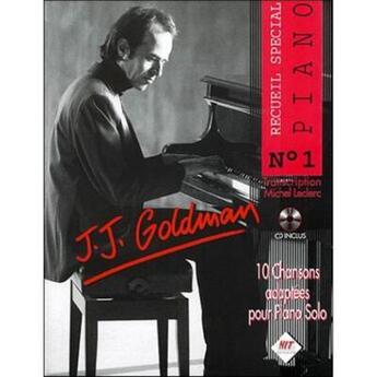 Couverture du livre « Jj'goldman piano n.1+cd » de Hit aux éditions Hit Diffusion