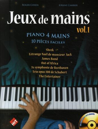 Couverture du livre « Jeux de mains + cd » de  aux éditions Hit Diffusion