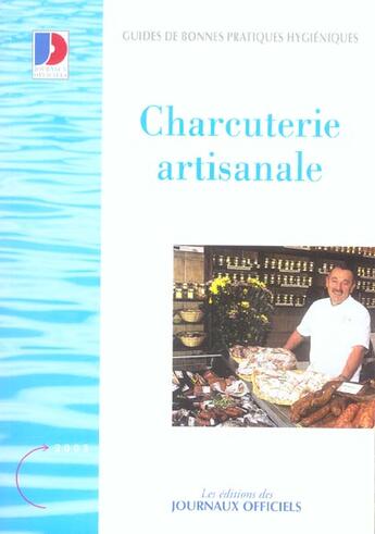 Couverture du livre « Charcuterie artisanale n 5920 2009 - legislation et reglementation » de  aux éditions Direction Des Journaux Officiels