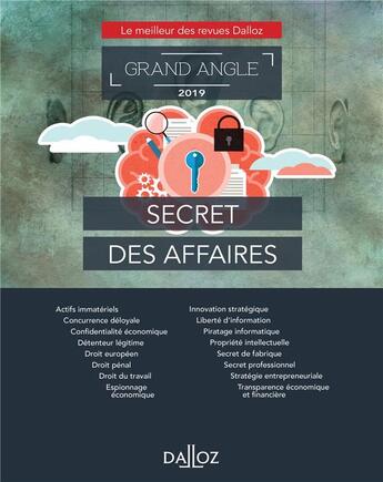 Couverture du livre « Secret des affaires » de  aux éditions Dalloz