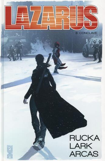 Couverture du livre « Lazarus Tome 3 : conclave » de Greg Rucka et Santiago Arcas et Michael Lark aux éditions Glenat Comics