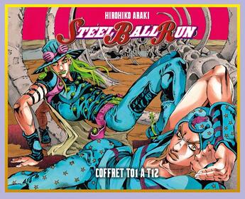 Couverture du livre « Jojo's bizarre adventure - saison 7 ; steel ball run : coffret Tomes 1 à 12 » de Hirohiko Araki aux éditions Delcourt