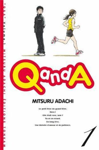 Couverture du livre « Q and A Tome 1 » de Mitsuru Adachi aux éditions Delcourt