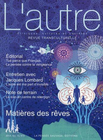 Couverture du livre « Matieres des reves » de Marie Rose Moro aux éditions Pensee Sauvage