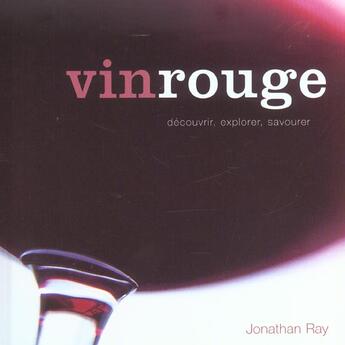 Couverture du livre « Vin rouge » de Ray Johnatan aux éditions Broquet