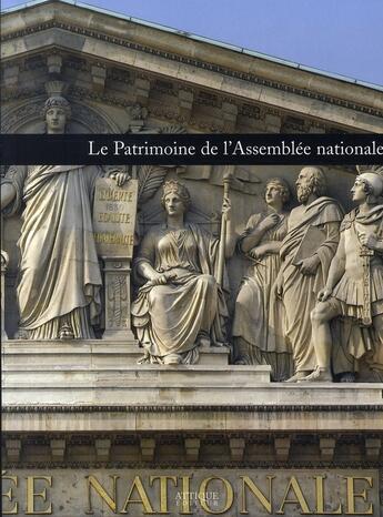 Couverture du livre « Le patrimoine de l'assemblée nationale » de  aux éditions Attique