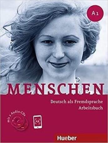 Couverture du livre « Menschen a1 arbeitsbuch mit 2 audio-cds » de  aux éditions Hueber Verlag