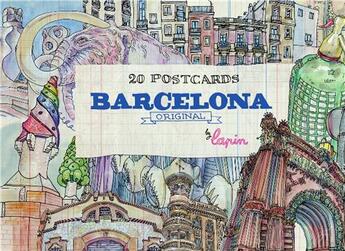 Couverture du livre « Barcelona original - 20 postcards » de Lapin aux éditions Promopress