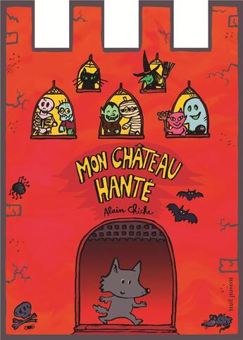 Couverture du livre « Mon château hanté » de Alain Chiche aux éditions Seuil Jeunesse