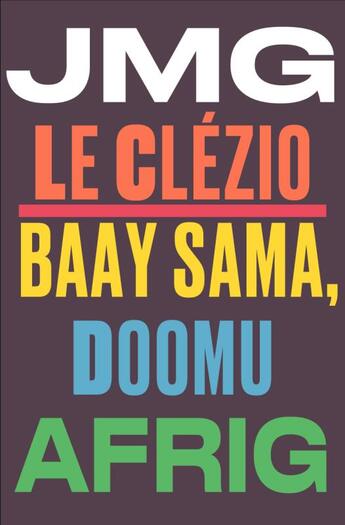 Couverture du livre « Baay sama, doomu afrig » de Jean-Marie Gustave Le Clezio aux éditions Zulma