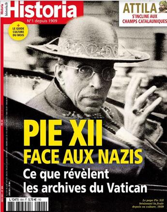 Couverture du livre « Historia n 894 : pie xii contre les nazis - juin 2021 » de  aux éditions L'histoire