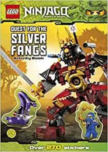 Couverture du livre « Lego Ninjago - masters of Spinjitzu ; quest for the silver fangs » de  aux éditions Ladybird