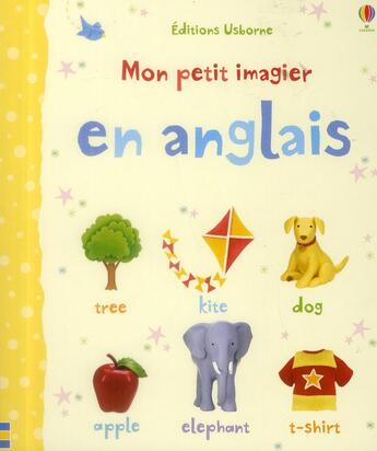 Couverture du livre « Mon petit imagier en anglais » de Caroline Young et Howard Allman aux éditions Usborne