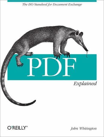 Couverture du livre « PDF Explained » de John Whitington aux éditions O Reilly