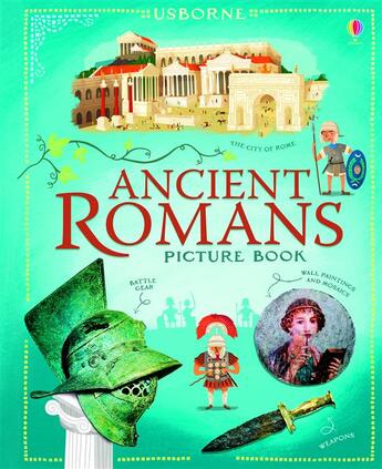 Couverture du livre « Ancient romans ; picture book » de Megan Cullis aux éditions Usborne