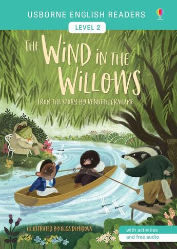 Couverture du livre « The wind in the willows - eng readers level 2 » de Mackinnon/Demidova aux éditions Usborne