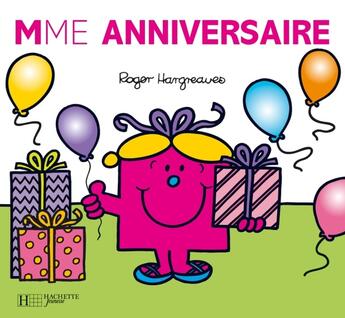 Couverture du livre « Madame Anniversaire » de Roger Hargreaves aux éditions Hachette Jeunesse