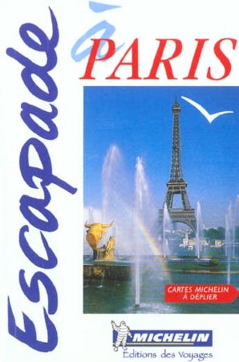 Couverture du livre « Paris » de Collectif Michelin aux éditions Michelin