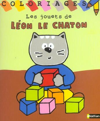 Couverture du livre « Les Jouets De Leon Le Chaton » de Francoise Racine aux éditions Nathan
