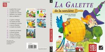 Couverture du livre « ABRACADALIRE T.3 ; la galette et la sorcière » de Escudie/Labeyrie aux éditions Hatier